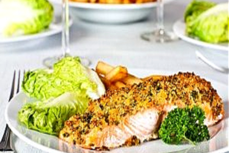 Parmesan and Herbs Crusted Fish Recipe