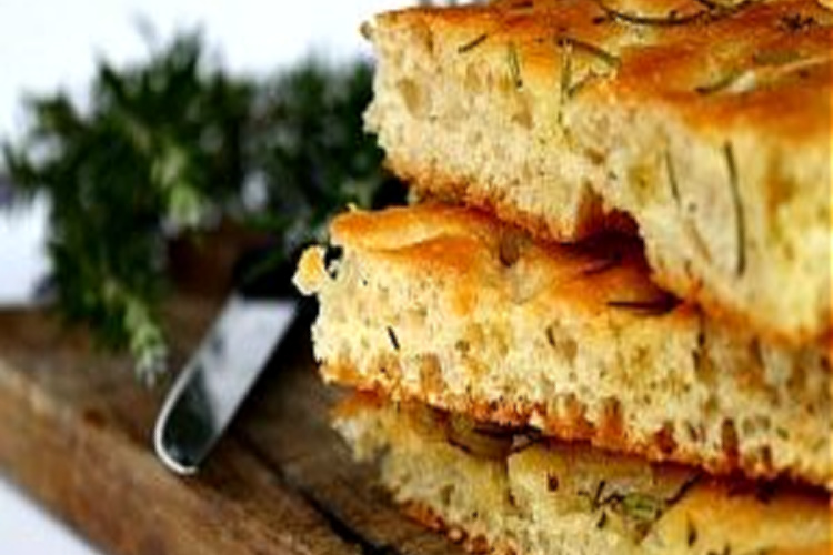 Rosemary Garlic Focaccia Bread Recipe