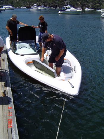 Lewis Boats Swamp Test a Vessel