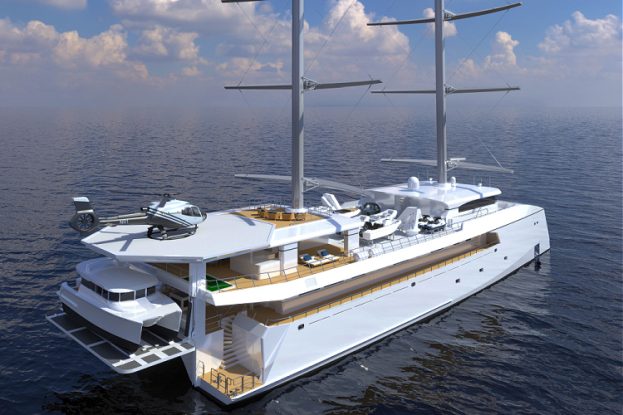 ASC57: 57m Adventure Sailing Catamaran. Echo Yachts has started construction on the ASC57, and has set to be the largest sailing catamaran in the world.